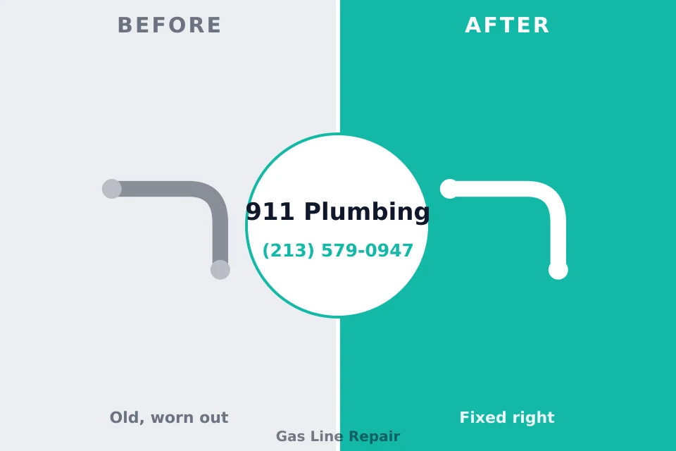 Before and after: plumbing repair Scottsville, NY